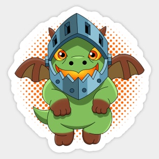 Cute Chibi Dragon Sticker